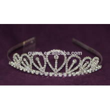 Princesa doce personalizado meninas headwear nupcial cristal tiara brilhante strass coroas